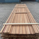 Ca. 75x Guyana Teak latten geschaafd, 20x40mm, lengte  34/300cm, 41/40